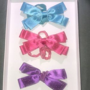 3 piece bow hairband set